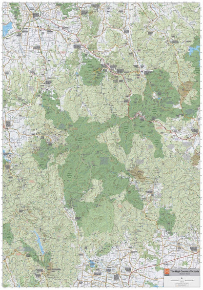 Hema The Victorian High Country Map - Everything Caravans