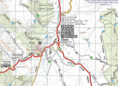 Hema The Victorian High Country - North Eastern Map - Everything Caravans
