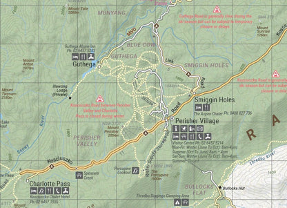 Hema The Victorian High Country - North Eastern Map - Everything Caravans