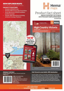 Hema The Victorian High Country - South Eastern Map - Everything Caravans