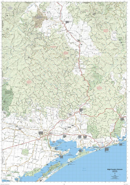 Hema The Victorian High Country - South Eastern Map - Everything Caravans