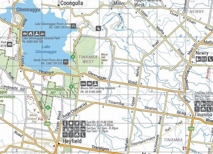 Hema The Victorian High Country - South Western Map - Everything Caravans