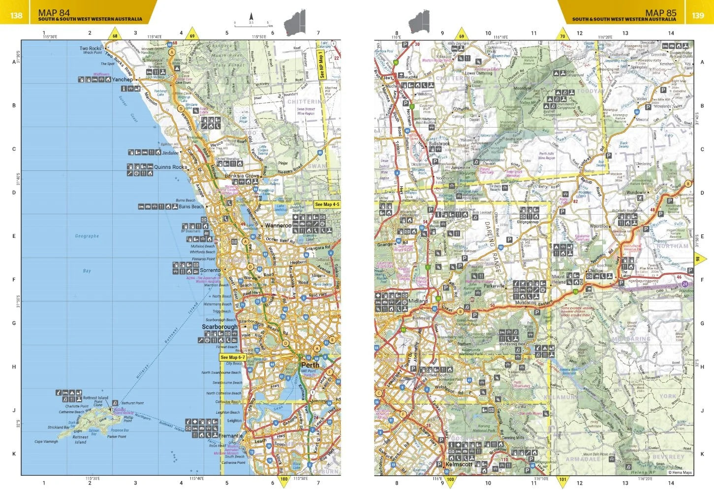 Hema Western Australia Road and 4WD Track Atlas - Everything Caravans
