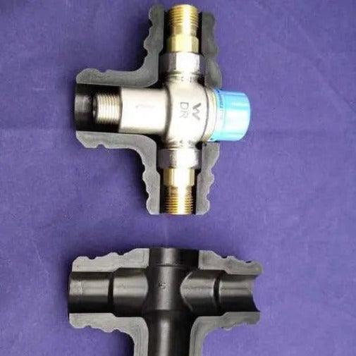 1-2 Male Threaded Hot Water Tempering Valve for Caravan - Everything Caravans