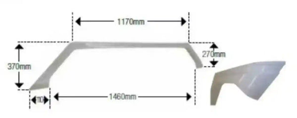 1 x Jayco Double Wheel Spat White (Pick Up Only) - Everything Caravans