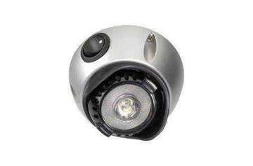 10-30V L.E.D interior Swivel Lamp with Off and on Switch with Silver Satin Finish - Everything Caravans
