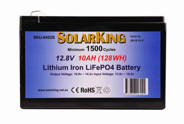 10Ah Solarking Lithium Battery 12.8 volt with Bms Direct Replacement for Agm - Everything Caravans