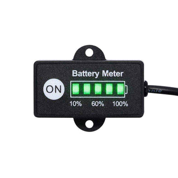12volt Led Dual Battery Monitor Fuel Gauge Meter Digital Percentage Switch - Everything Caravans