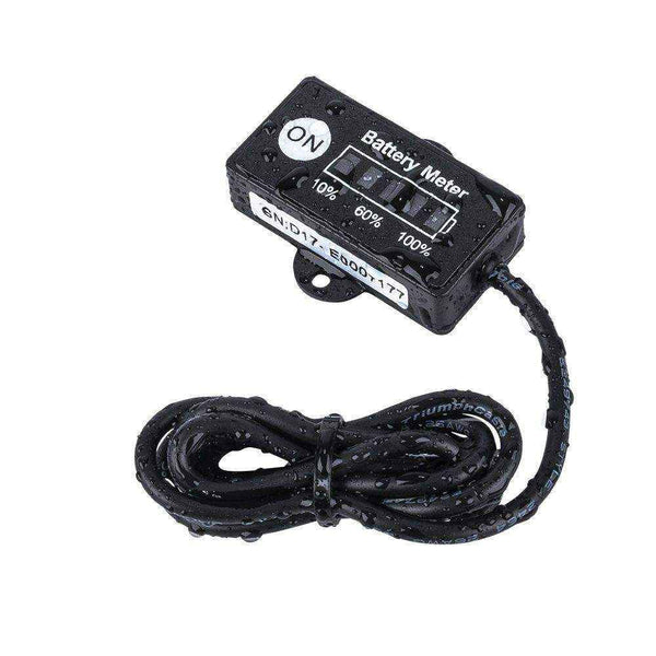 12volt Led Dual Battery Monitor Fuel Gauge Meter Digital Percentage Switch - Everything Caravans