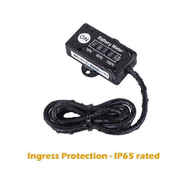 12volt Led Dual Battery Monitor Fuel Gauge Meter Digital Percentage Switch - Everything Caravans