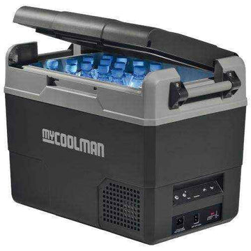 MyCoolman 47L Portable Fridge Freezer fits 56 Cans with Variable Speed Compressor - Everything Caravans