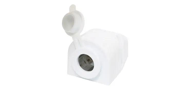 12vdc Surface Mount Female White Car Accessory Socket - Everything Caravans