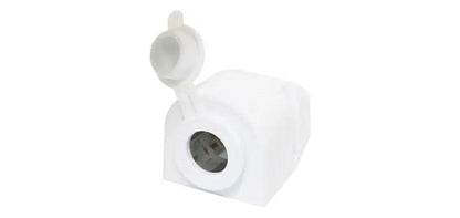 12vdc Surface Mount Female White Car Accessory Socket - Everything Caravans