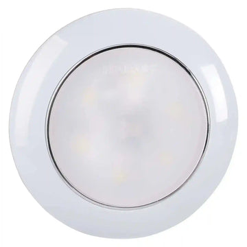 75mm 12v Saturn Lamp Dual Colour Led interior Lamp with touch Switch (White/Red) - Everything Caravans