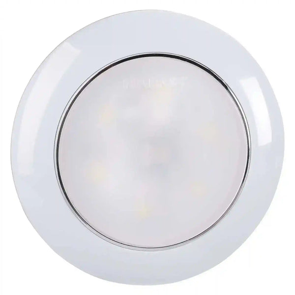 75mm 12v Saturn Lamp Dual Colour Led interior Lamp with touch Switch (White/Red) - Everything Caravans