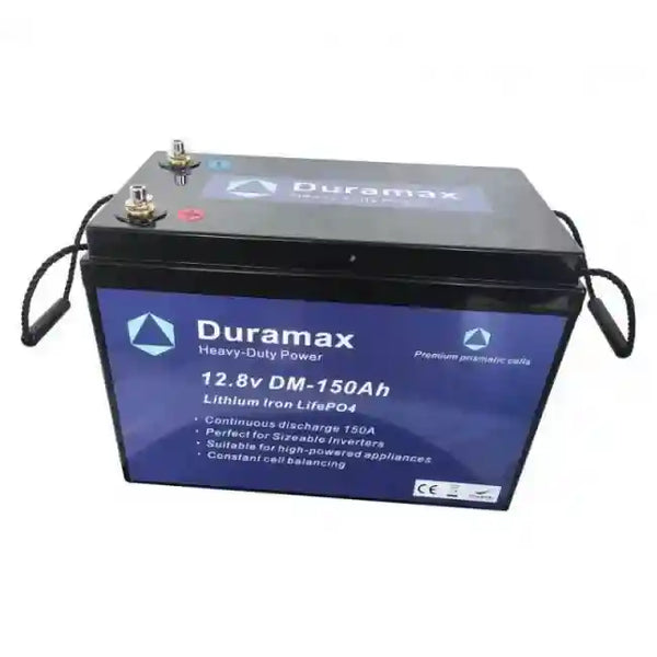 150amp Duramax Lithium Battery 12.8 volt with Bms - Bluetooth - Everything Caravans