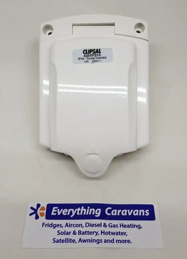 15amp External Power inlet for Caravan 240 Electrics - Everything Caravans