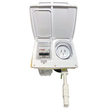 15A AC Power External inlet and 16A RCD White CMS 230Vac Plug N Play - Everything Caravans
