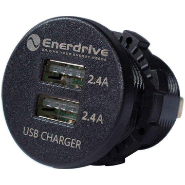 Enerdrive Twin USB Socket 4.8amp - Everything Caravans