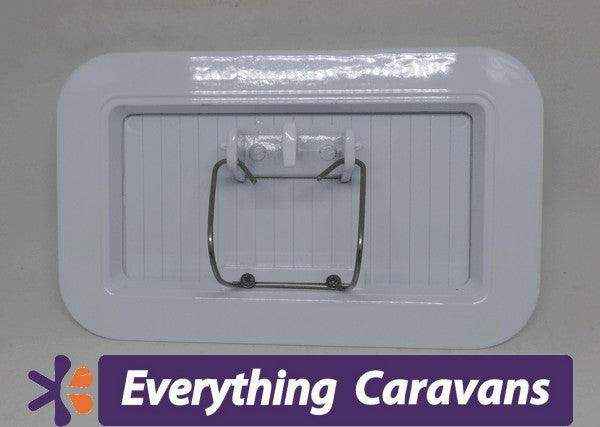 2 x Large Scupper Vent White - Alloy - Everything Caravans