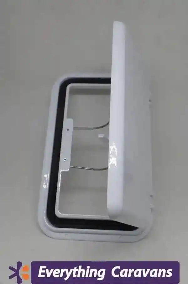 2 x Large Scupper Vent White - Alloy - Everything Caravans