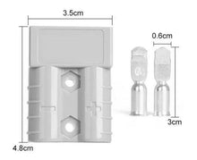 2 x 50amp Anderson Type Plug Standard Grey 50amp 6AWG - Everything Caravans
