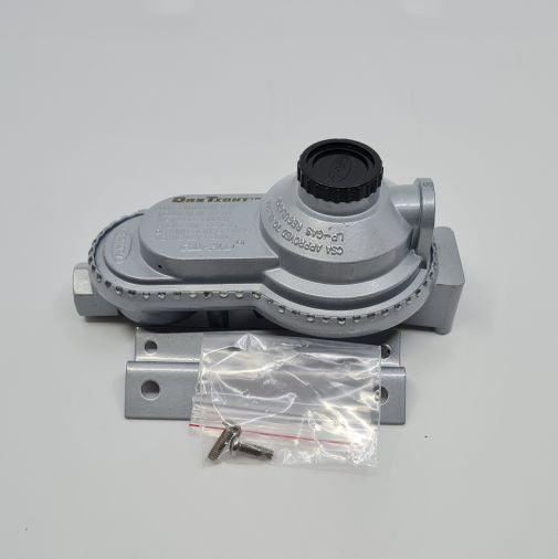 Regulator Twin Stage 250Mj 1-4 x 3-8 Fnpt with Bracket - 50-Reg9950 - Everything Caravans