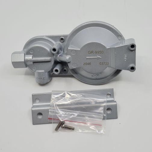 Regulator Twin Stage 250Mj 1-4 x 3-8 Fnpt with Bracket - 50-Reg9950 - Everything Caravans