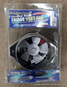 3 Way Fridge Fan 12volt Caravan Fridge Vent Fan Valterra Auto on Off with Temp - Everything Caravans