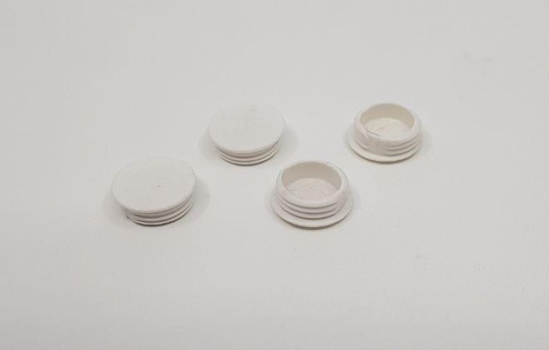 4 x Aircommand Heron Fascia Screw Cap in White - Everything Caravans