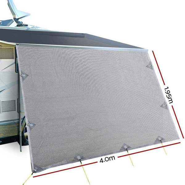 4M Caravan Privacy Screens 1.95M Roll Out Awning - Everything Caravans
