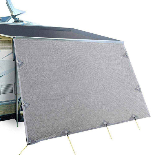 4.9M Caravan Privacy Screens 1.95M Roll Out Awning End Wall - Everything Caravans
