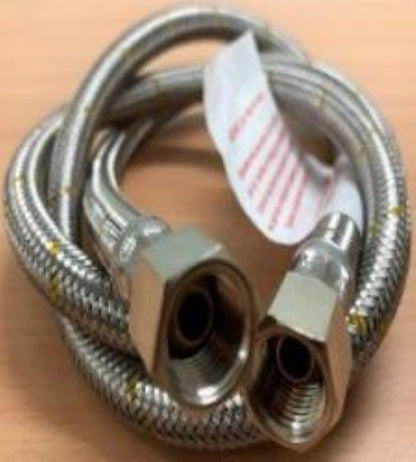 Braided Hose 3-8 Mbsp x 1-4 Female Swivel Cone 1200mm - Everything Caravans