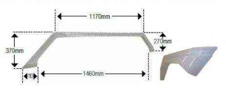 1 x Jayco Starcraft Double Wheel Spat - White - (Pick Up Only) - Everything Caravans