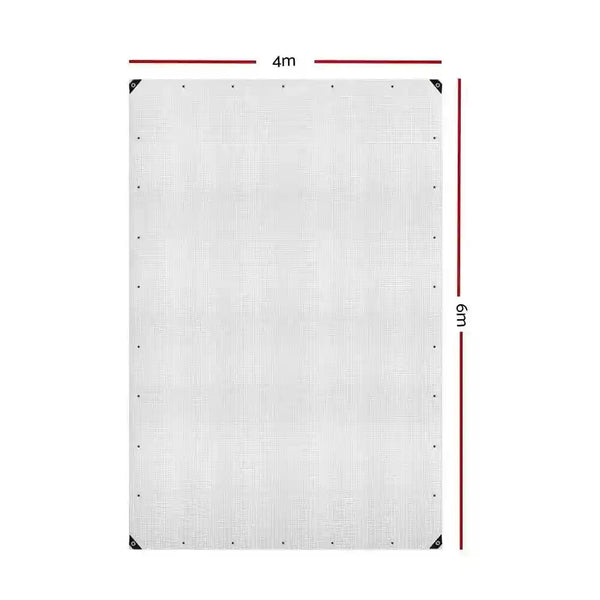 4Mx6M Tarp Heavy Duty Cover 135Gsm Clear - Everything Caravans