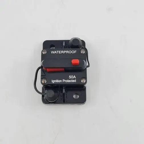 50A DC Circuit Breaker Suitable for Surface Mounting 12 or 24volt - Everything Caravans