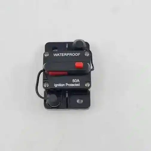 50A DC Circuit Breaker Suitable for Surface Mounting 12 or 24volt - Everything Caravans