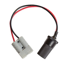 50A Plug to 15A Cig. Socket Lead (1.84mm2 x2) - 30cm - Everything Caravans