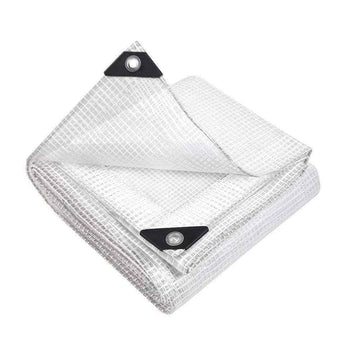 5Mx6M Tarpaulin Heavy Duty Cover 135Gsm Clear - Everything Caravans