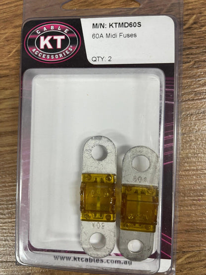 60 amp Midi Fuse  - Pack of 2 - Everything Caravans