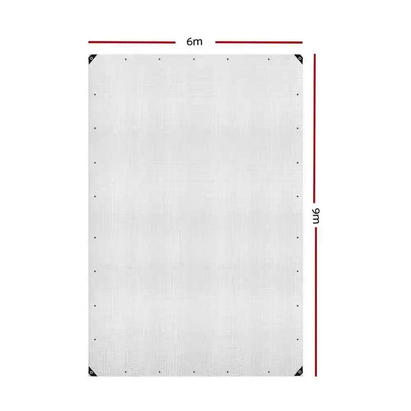 6Mx9M Tarp Heavy Duty Cover 135Gsm Clear - Everything Caravans