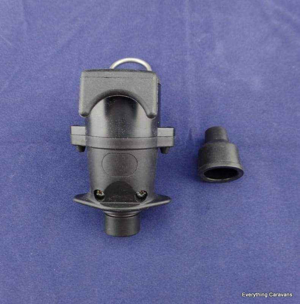7 Pin Trailer Socket for Round Cable - Everything Caravans