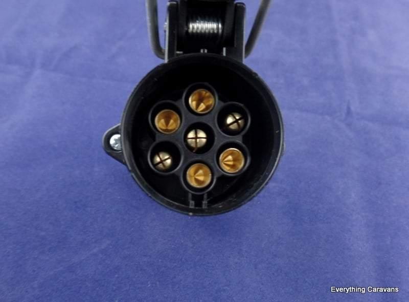 7 Pin Trailer Socket for Round Cable - Everything Caravans