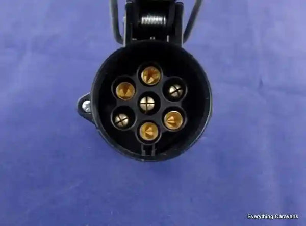 7 Pin Trailer Socket for Round Cable - Everything Caravans
