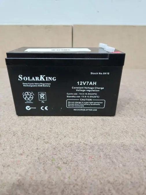 7Ah Solarking Battery 7amp 12volt Rechargable AGM Battery - Everything Caravans