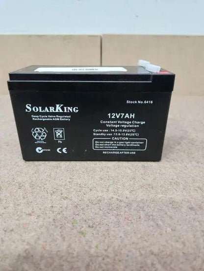 7Ah Solarking Battery 7amp 12volt Rechargable AGM Battery - Everything Caravans