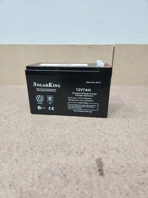 7Ah Solarking Battery 7amp 12volt Rechargable AGM Battery - Everything Caravans