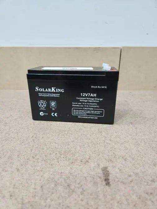 7Ah Solarking Battery 7amp 12volt Rechargable AGM Battery - Everything Caravans