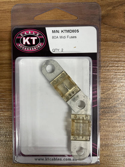 80 amp Midi Fuse  - Pack of 2 - Everything Caravans