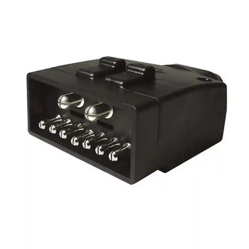 9 Pin Flat Male Plug ( 7 Pin + 50amp Connector ) - Everything Caravans